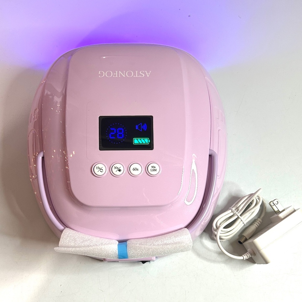 Lilac Purple Cordless Rechargeable UV LED Nail Dryer - Picture 13 of 15